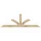 Ekena Millwork Richland Rough Sawn Timber Gable Bracket, Douglas Fir, 72"W x 24"H x 4"D x 4"F, 8/12 Pitch GBW072X24X0404RIC00RDF - alternate 1